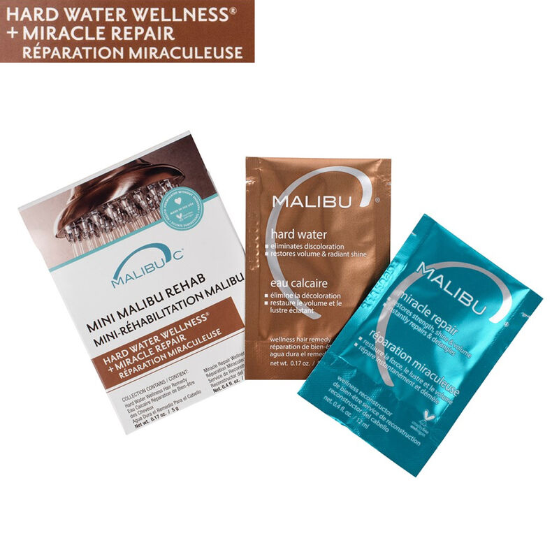 Malibu C Mini Malibu Rehab Hard Water Wellness Kit image number 0