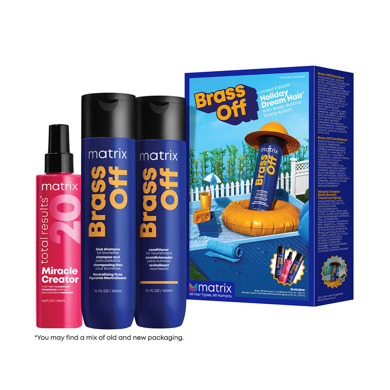 Matrix Brass Off Holiday Dream Hair Fantasy Kit image number 0
