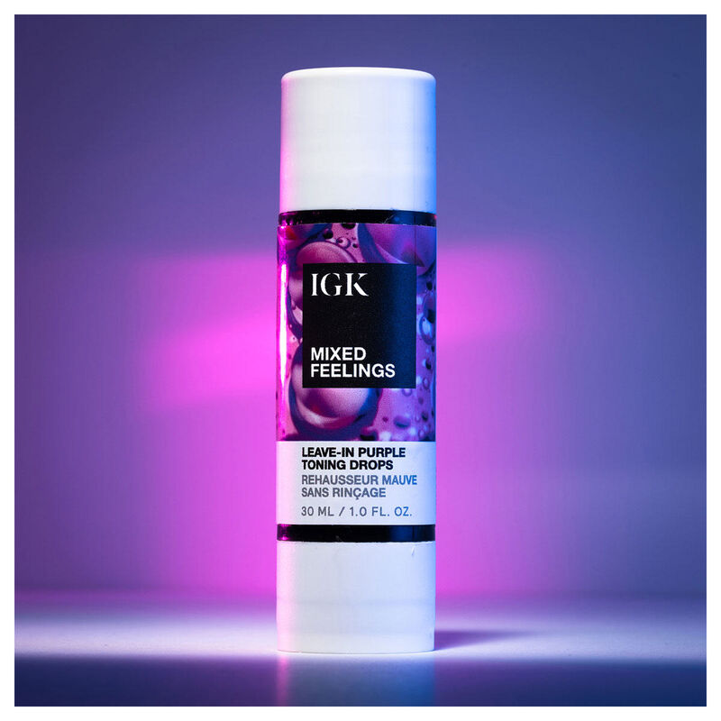 IGK Mixed Feelings Leave-In Blonde Toning Drops image number 1