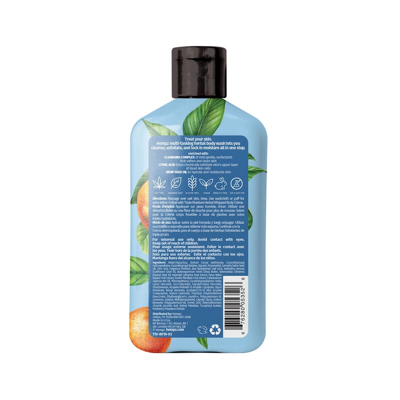 Hempz Triple Moisture Fresh Citrus Herbal Body Wash image number 1