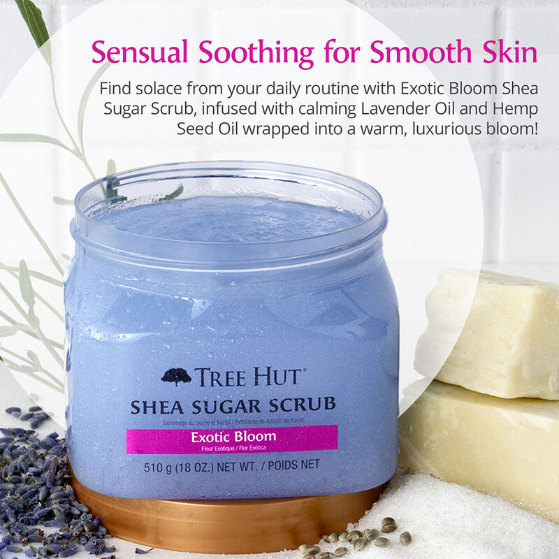 Tree Hut Exotic Bloom Shea Sugar Scrub image number 1