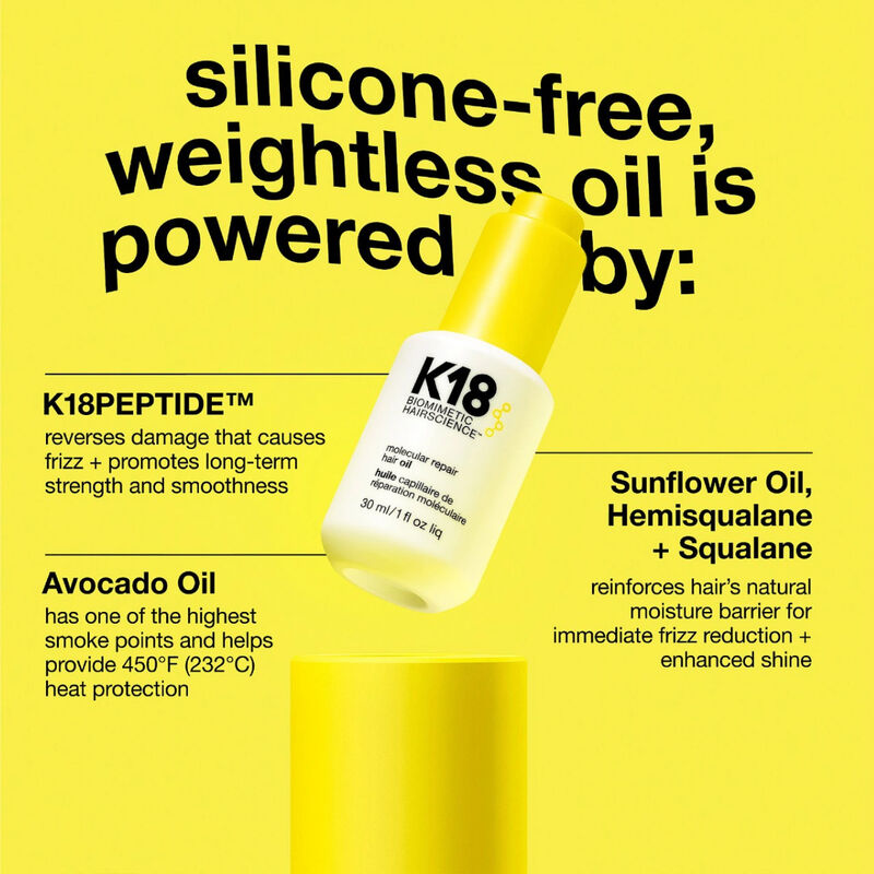 K18 Molecular Repair Hair Oil image number 5