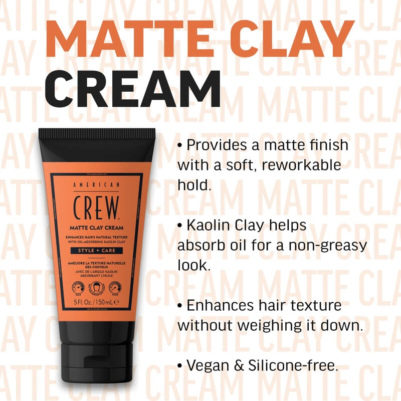 American Crew Matte Clay Cream image number 3