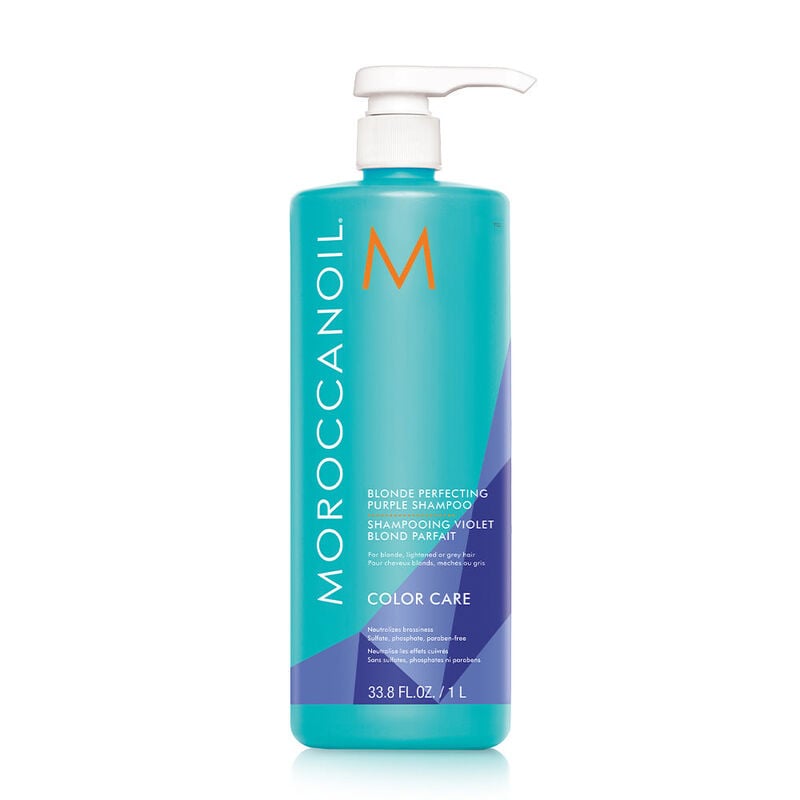 Moroccanoil Blonde Perfecting Purple Shampoo image number 1