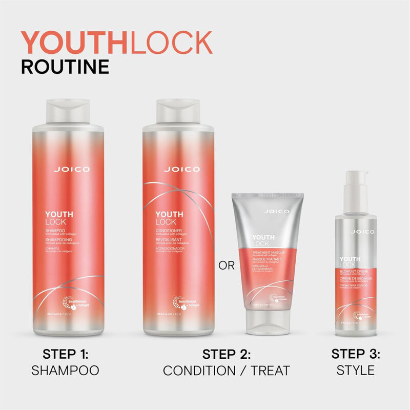 Joico YouthLock Collagen Shampoo image number 4