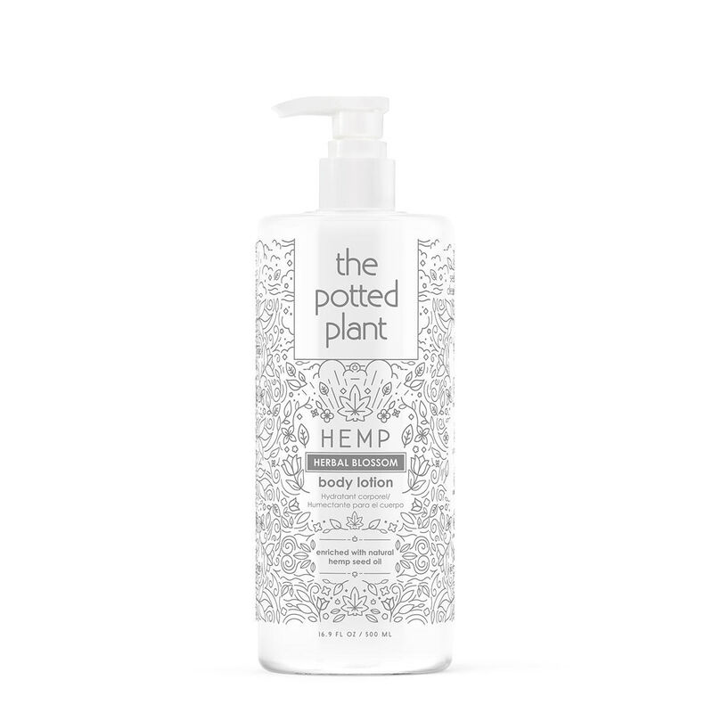 The Potted Plant Herbal Blossom Hemp-Enriched Body Lotion image number 0