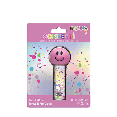 iscream Confetti Smiley Lip Balm