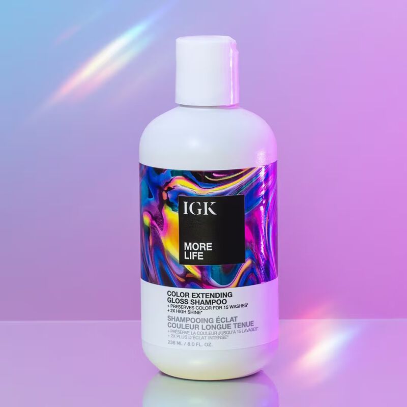 IGK More Life Color Extending Gloss Shampoo image number 2