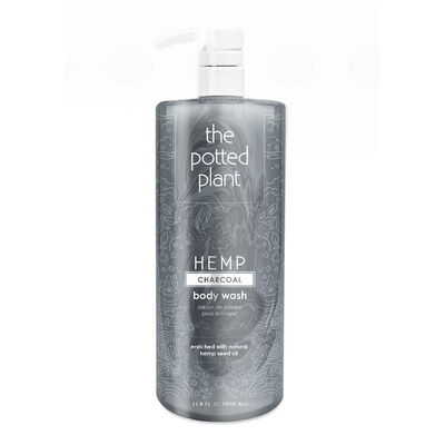 The Potted Plant Charcoal Hemp Herbal-Enriched Body Wash