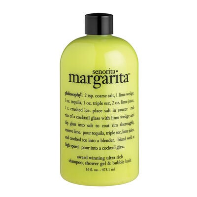 philosophy senorita margarita shampoo, shower gel and bubble bath
