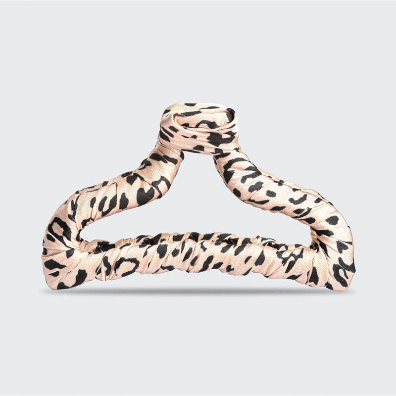 Kitsch Satin Wrapped Claw Clip - Leopard image number 1