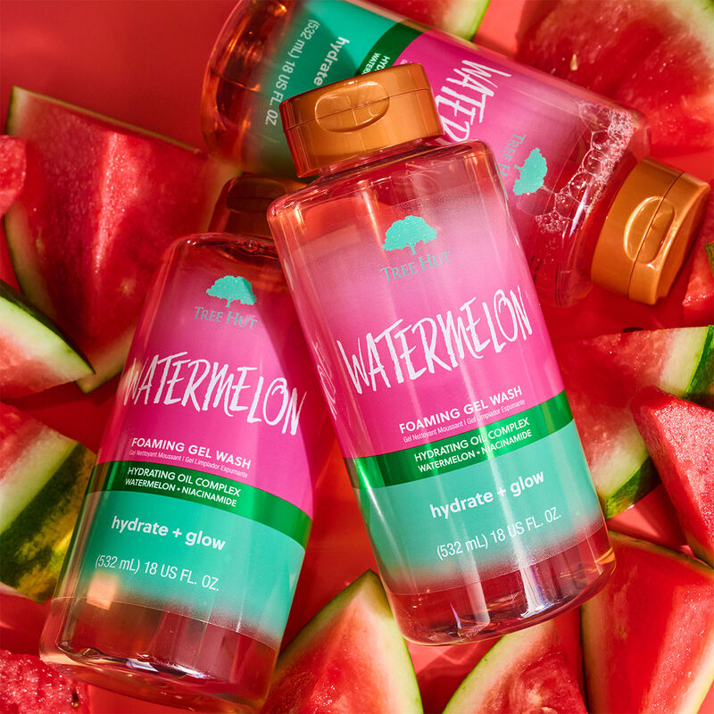 Tree Hut Watermelon Foaming Gel Body Wash image number 3