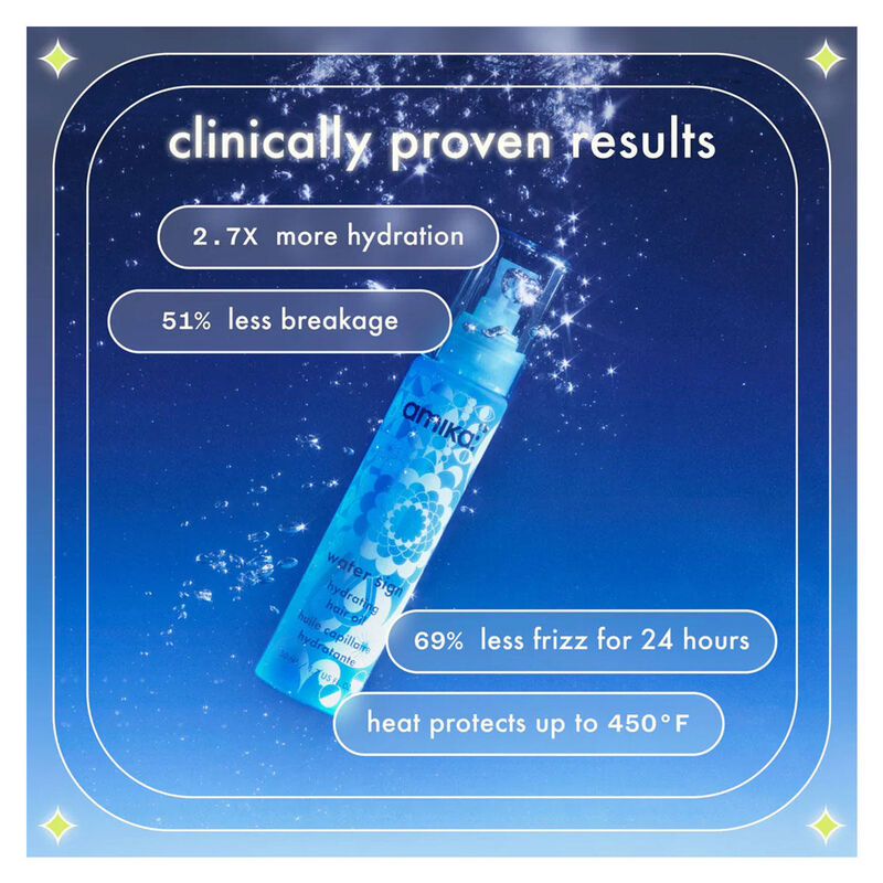 amika Water Sign Hydrating Hair Oil image number 3