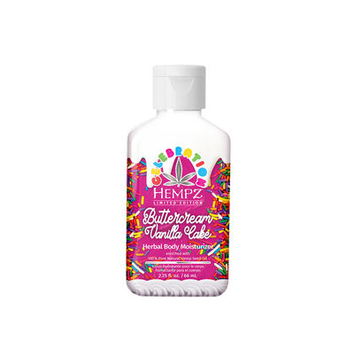 Hempz Limited Edition Mini Buttercream Vanilla Cake Herbal Body Moisturizer