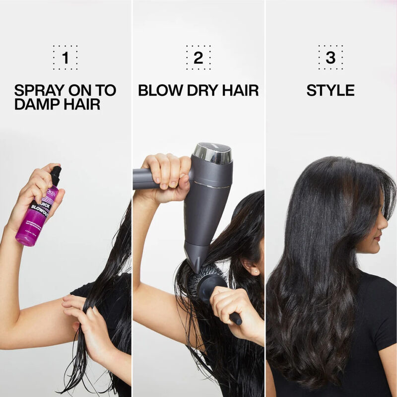 Redken Quick Blowout Heat Protecting Spray Travel Size image number 3