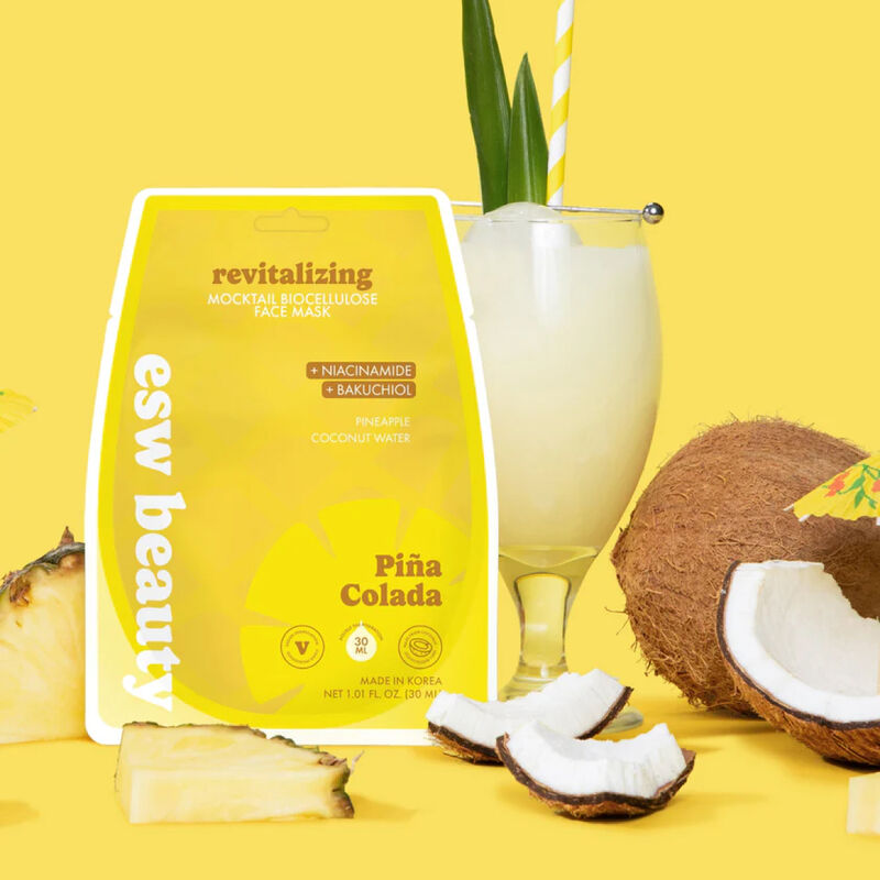 ESW Beauty Pi&ntilde;a Colada Revitalizing Biocellulose Mocktail Mask image number 1