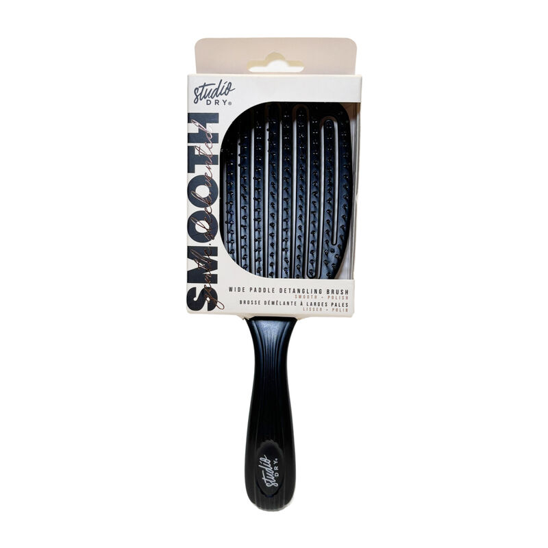 Studio Dry Paddle Detangling Brush - Black image number 0