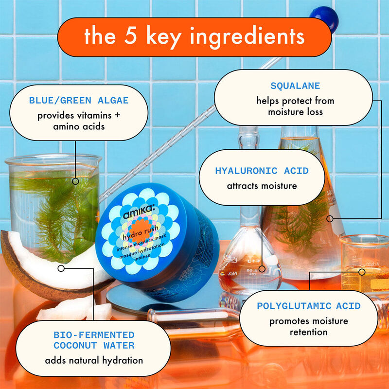 Amika Hydro Rush Intense Moisture Mask image number 5
