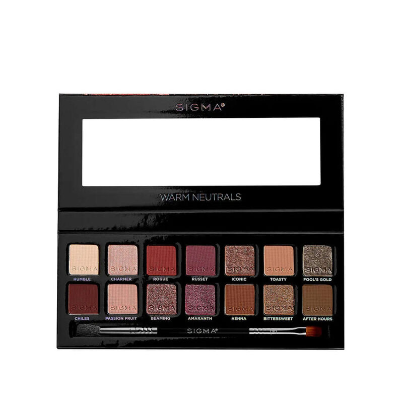 Sigma Beauty Warm Neutrals Eyeshadow Palette image number 0