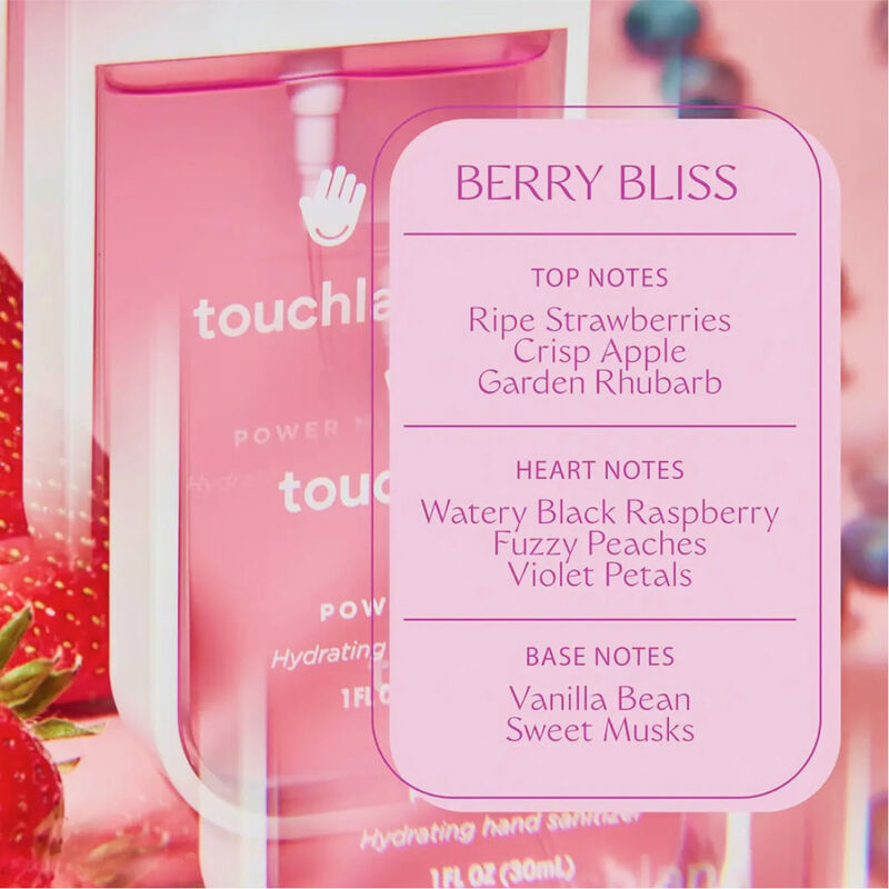 Touchland Power Mist Hydrating Hand Sanitizer - Berry Bliss image number 3