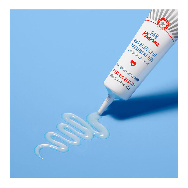 First Aid Beauty FAB Pharma BHA Acne Spot Treatment Gel 2% Salicylic Acid image number 4