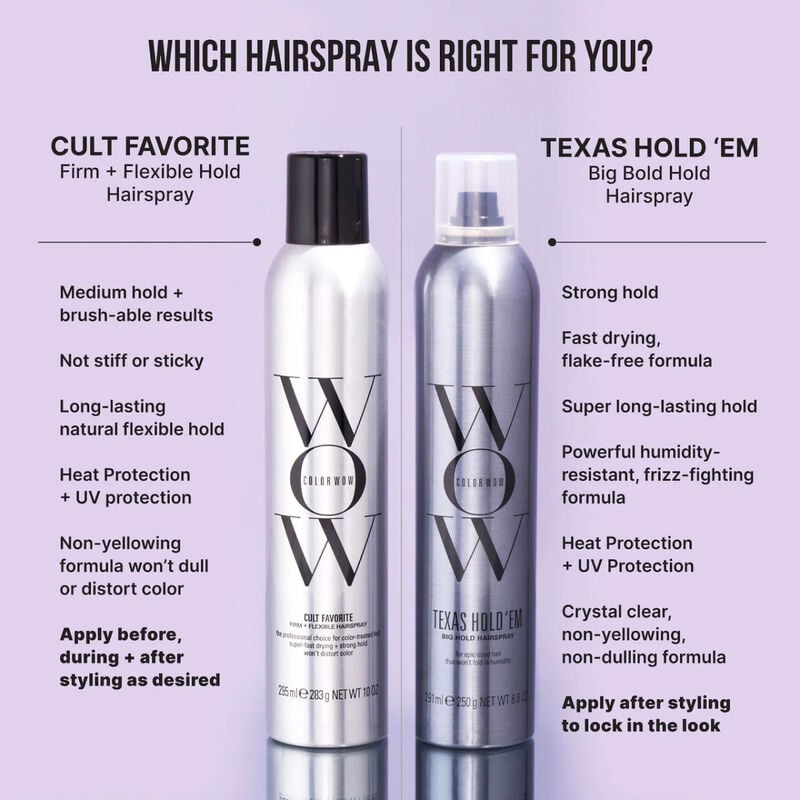 Color Wow Texas Hold  Em Big Hold Hairspray image number 3