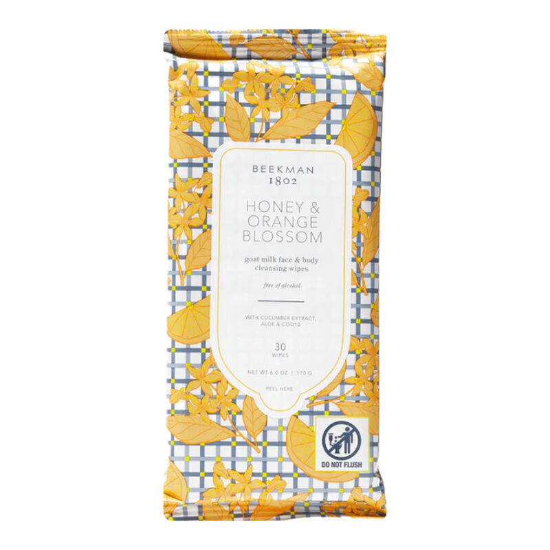 Beekman 1802 Honey & Orange Blossom Face Wipes image number 0