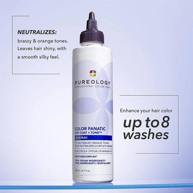 Pureology Color Fanatic Top Coat + Tone Blue image number 2