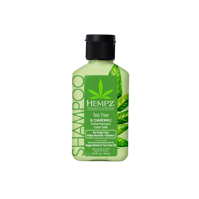 Hempz Mini Tea Tree & Chamomile Herbal Shampoo image number 0