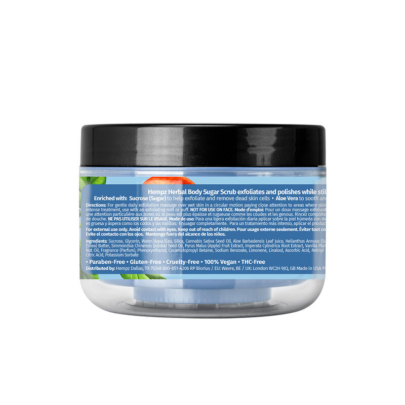 Hempz Triple Moisture Herbal Whipped Creme Sugar Scrub image number 1