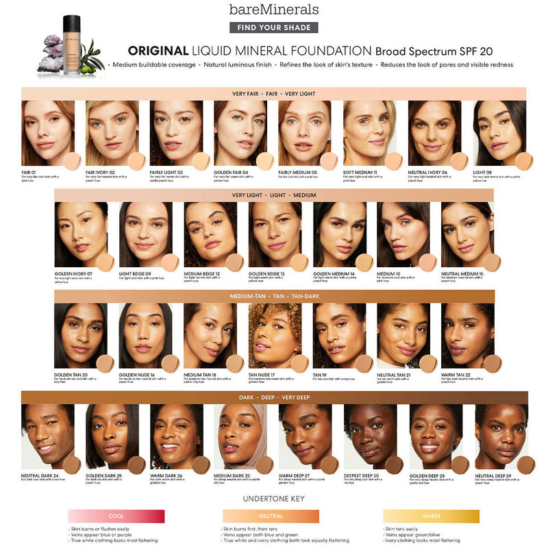 bareMinerals Original Liquid Mineral Foundation Broad Spectrum SPF 20 image number 3