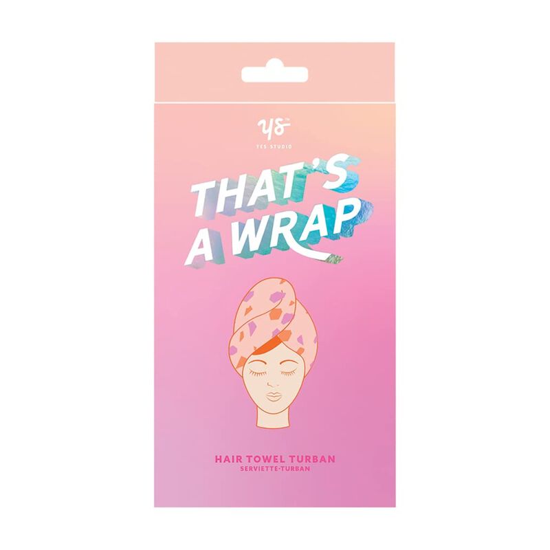 Yes Studio Hair Turban Towel - Orange image number 0