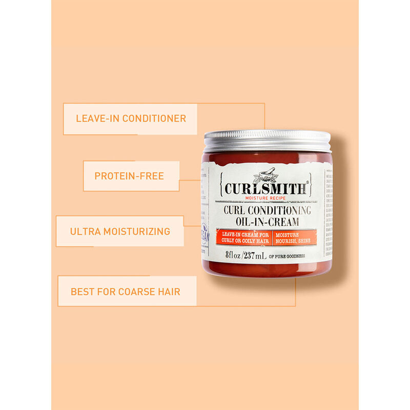 Curlsmith Curl Conditioning Oil in Cream image number 1