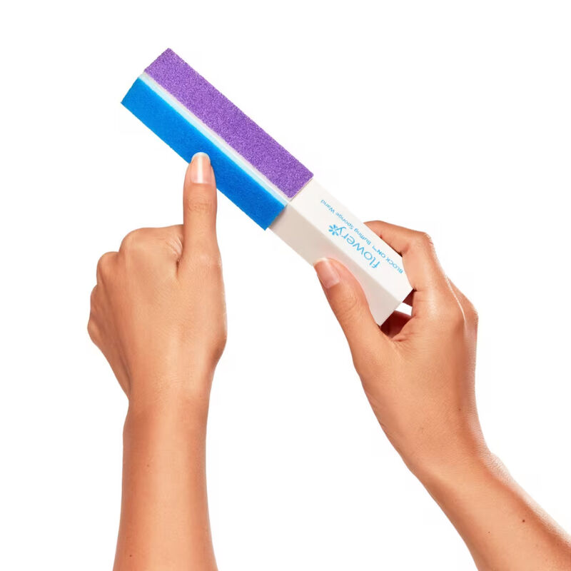 Flowery Block On Buffing Sponge Wand image number 2