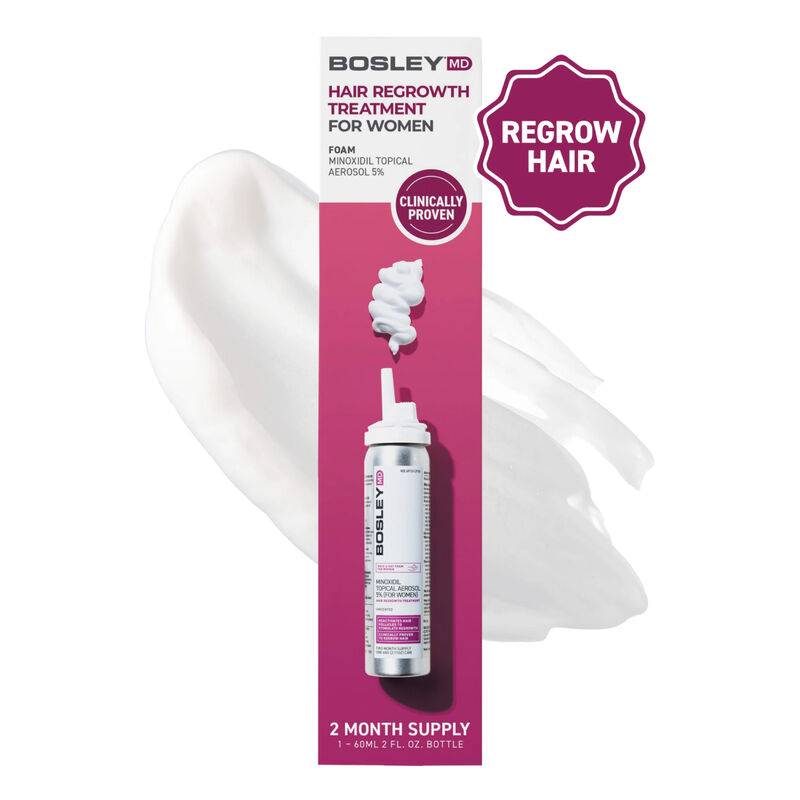 Bosley Women's Extra Strength Minoxidil 5% Topical (Foam) image number 0