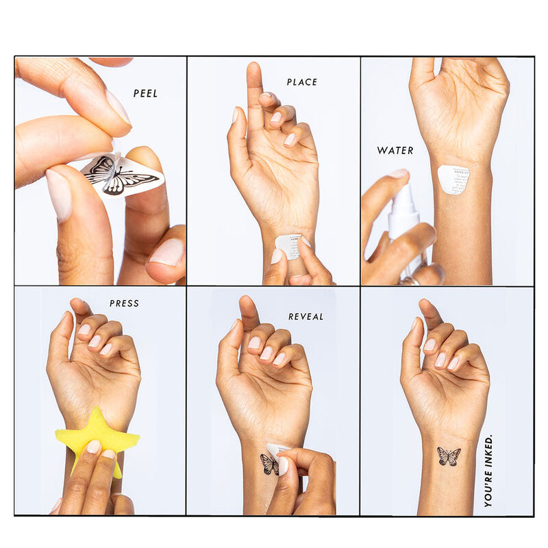 INKED by Dani Inspired Temporary Tattoos Pack image number 2