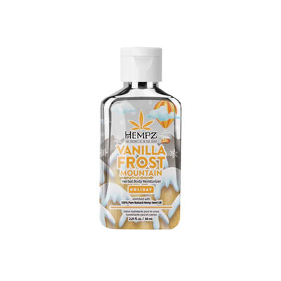 Hempz Limited Edition Mini Vanilla Frost Mountain Herbal Body Moisturizer