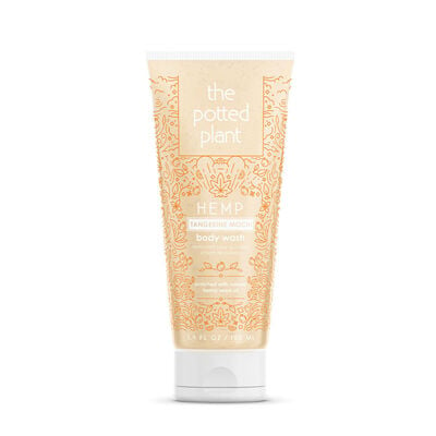 The Potted Plant Tangerine Mochi Hemp-Enriched Herbal Body Wash Travel Size