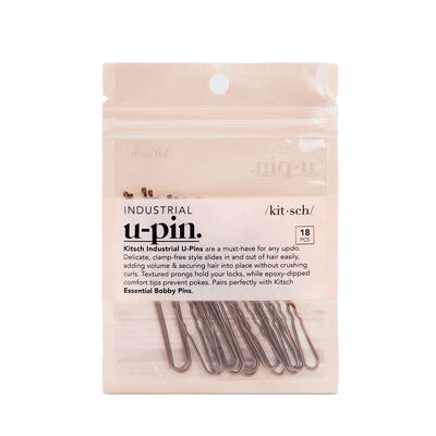 Kitsch Pro Industrial U Pins - Brown