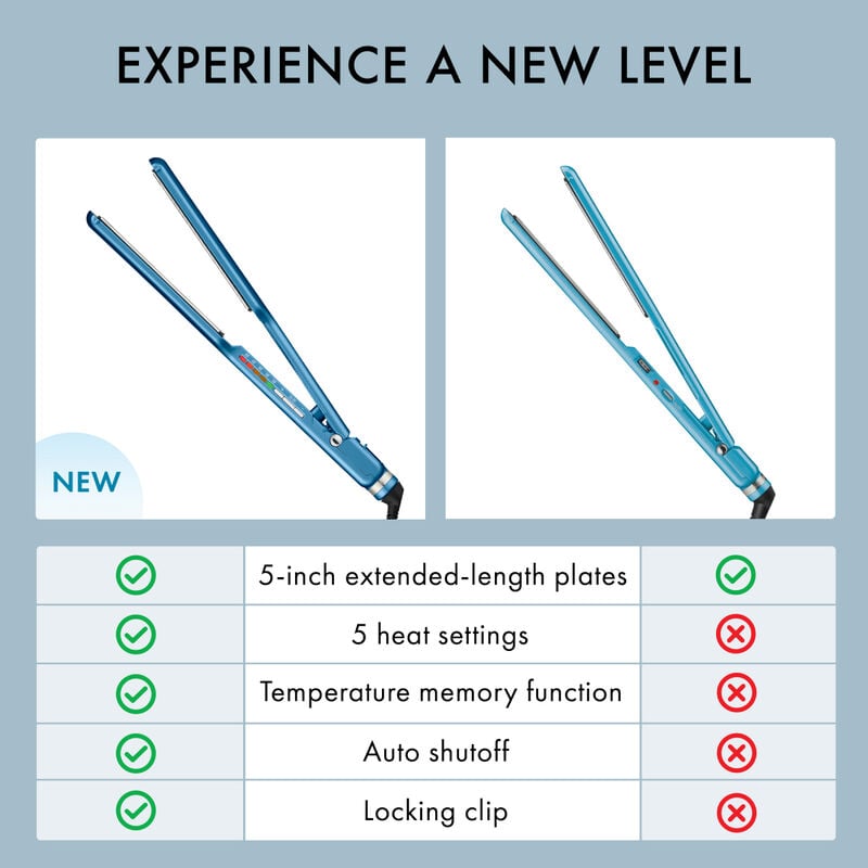 BaBylissPRO&reg; Nano Titanium 1" Digital Ultra-Thin Flat Iron image number 3