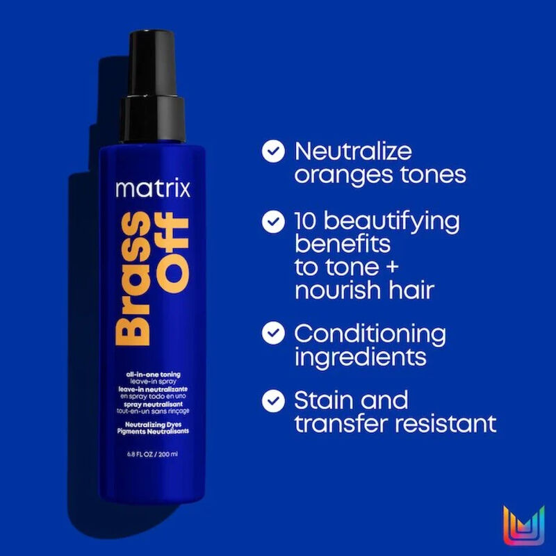 Matrix Total Results Brass Off All-in-One Toning Leave-in Spray image number 2