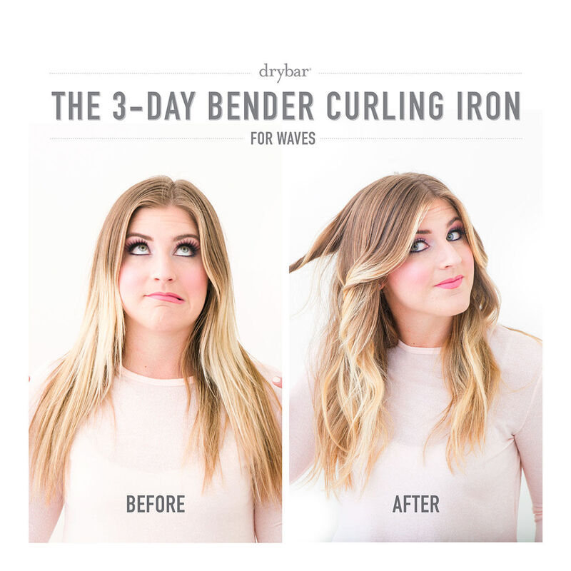 Drybar The 3-Day Bender Rotating Curling Iron 1" image number 4