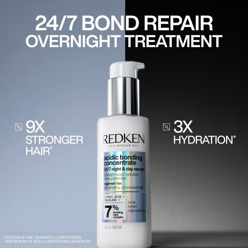 Redken Acidic Bonding Concentrate 24/7 Night & Day Serum image number 3