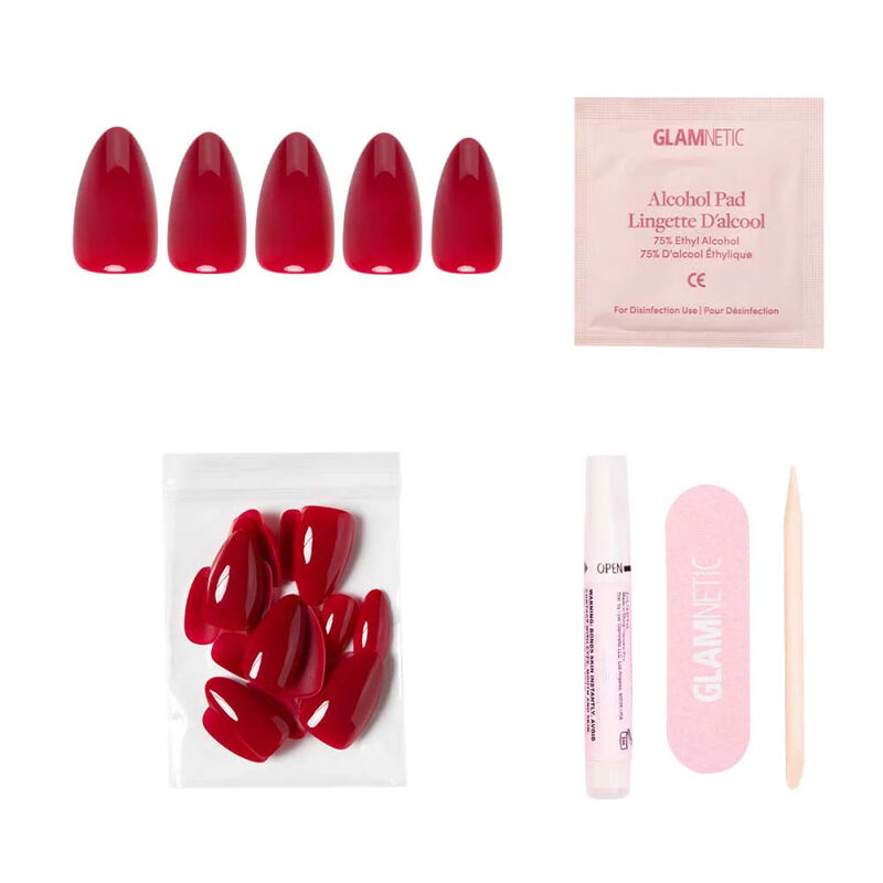 Glamnetic Classic Red Press-On Nails image number 3