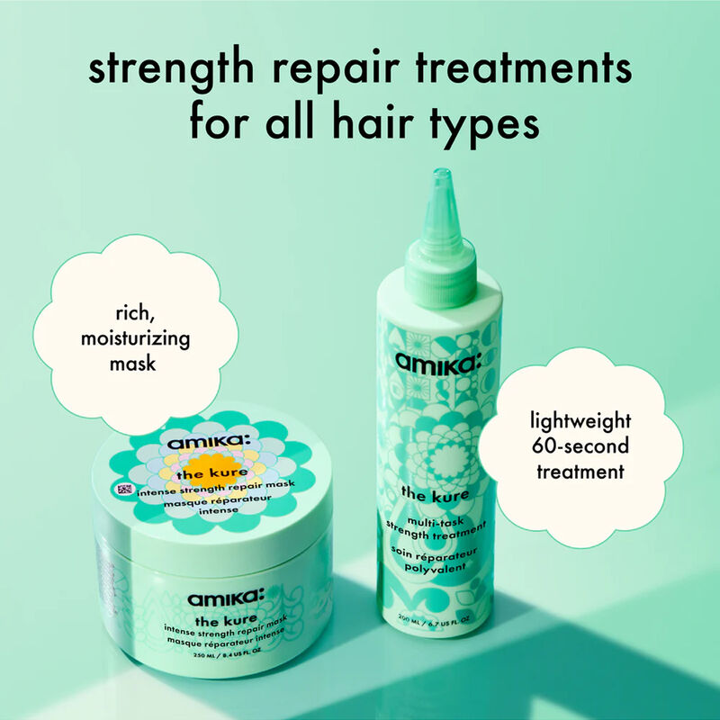amika The Kure Intense Bond Repair Hair Mask image number 5