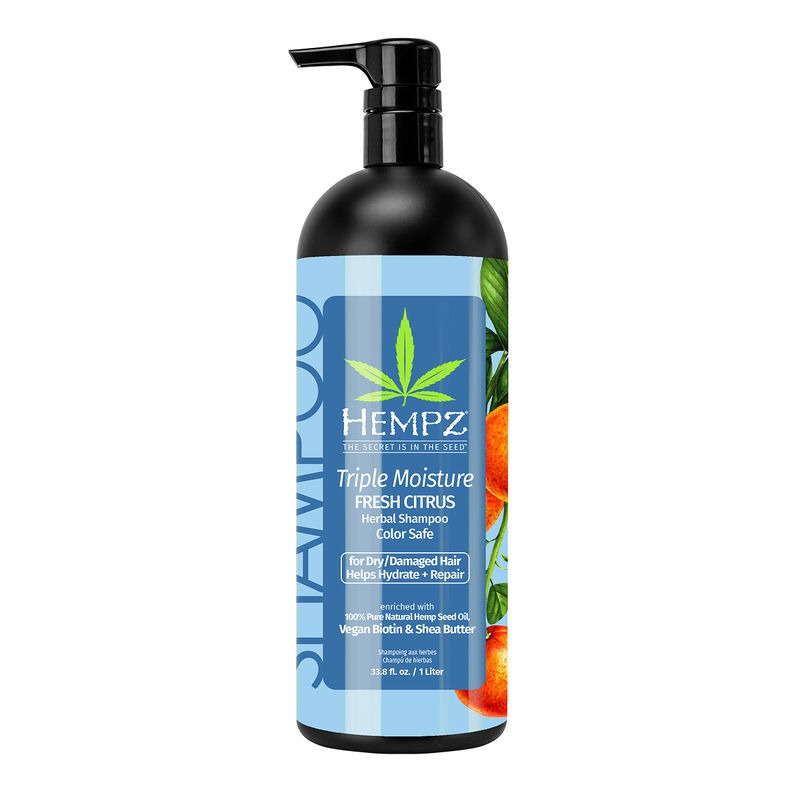 Hempz Triple Moisture Fresh Citrus Herbal Shampoo image number 0
