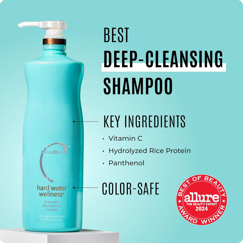 Malibu C Hard Water Wellness Shampoo image number 3