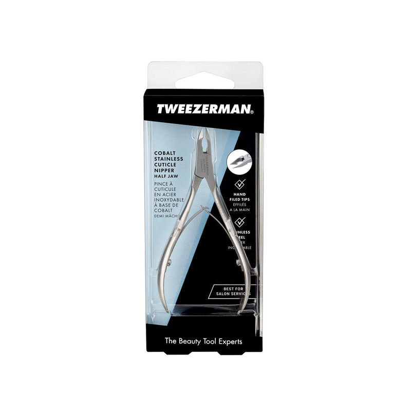 Tweezerman Cobalt Stainless Steel Cuticule Nipper 1/2 Jaw image number 2