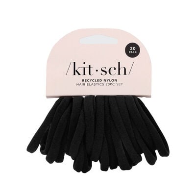 Kitsch Eco-Friendly Nylon Elastics 20pc set - Blush