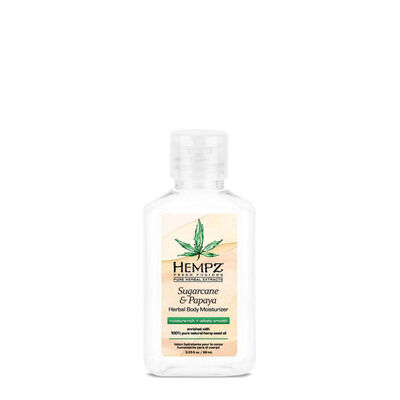 Hempz Sugarcane and Papaya Herbal Moisturizer Travel Size